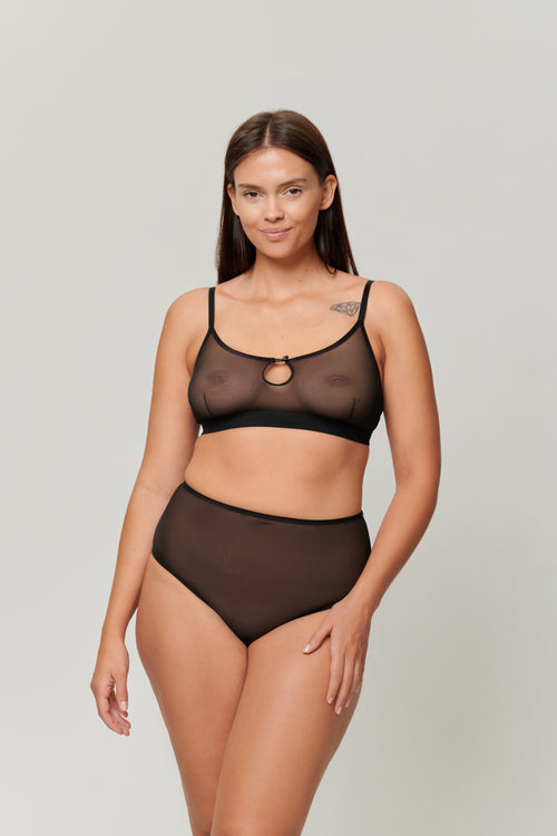 Mesh Sheer Bra