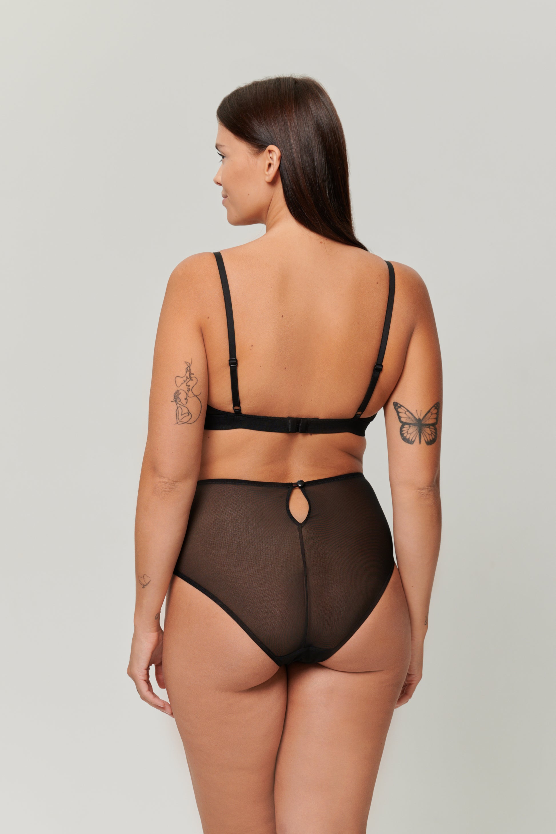 Mesh Sheer Bra
