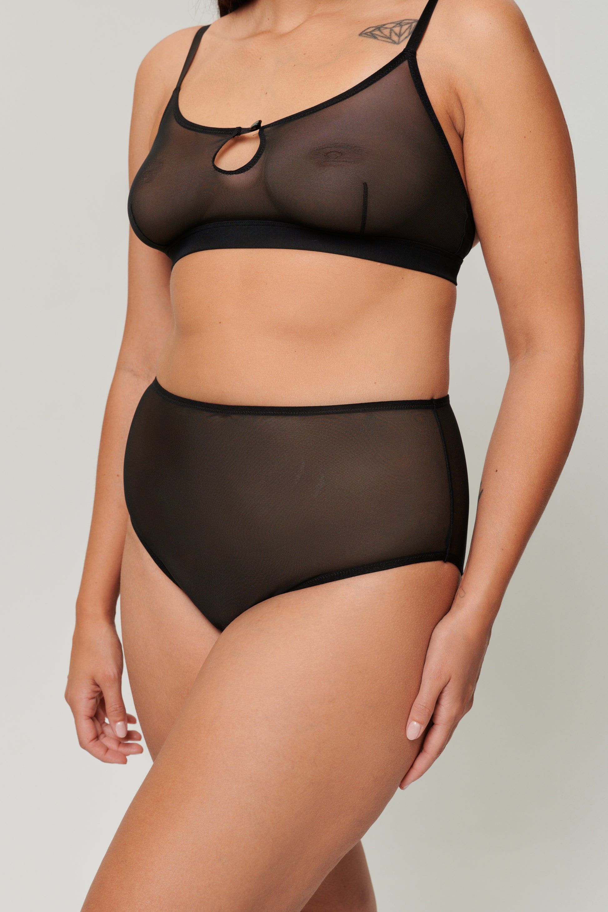 Mesh Brief Black