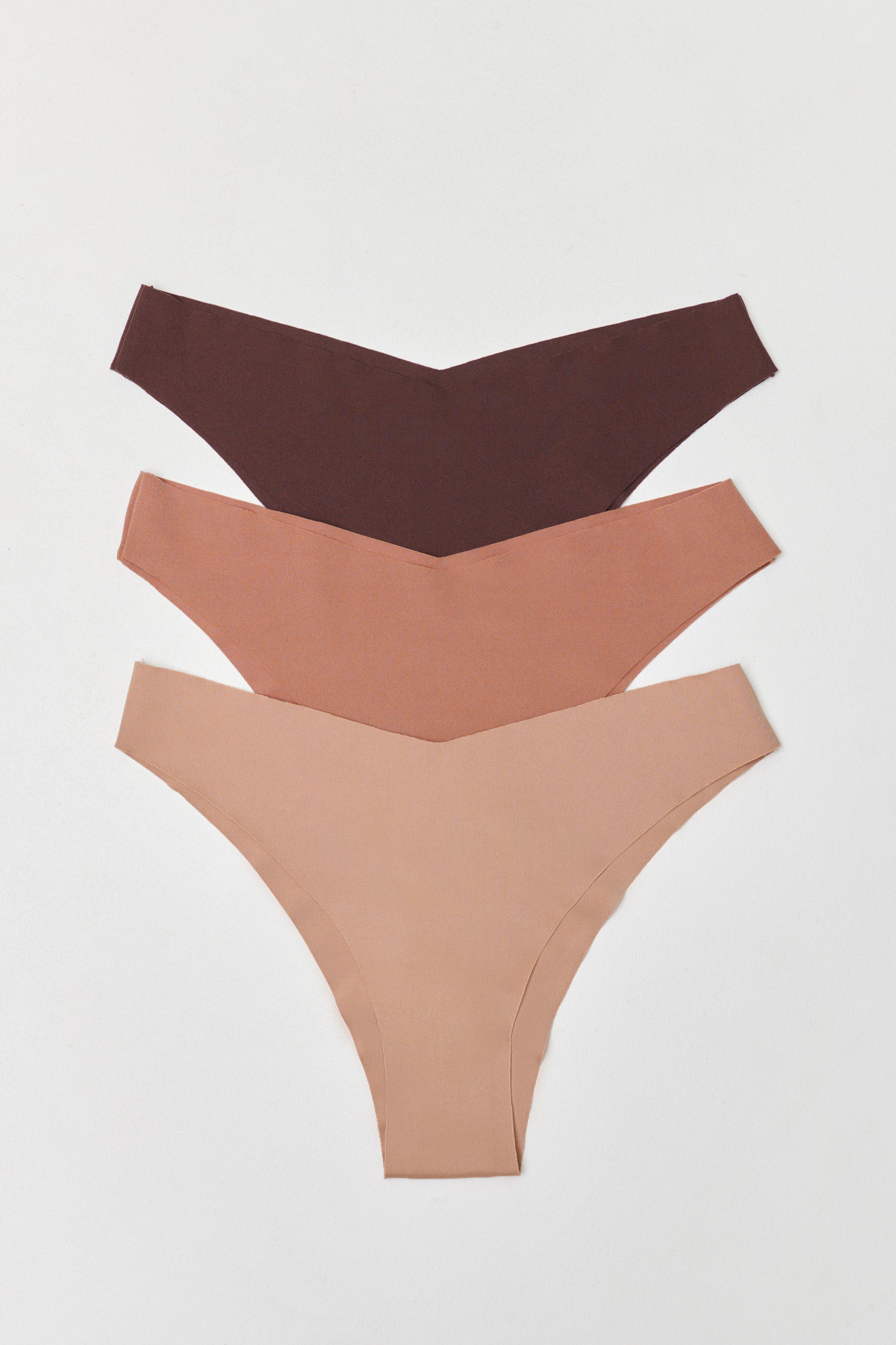 Panty Set Neutrals (Thongs)